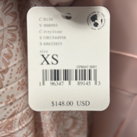 Free People ivory and blush dress - Picture 4 of 4